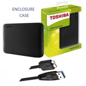 Toshiba USB 3.0 laptop External Disk Enclosure Case